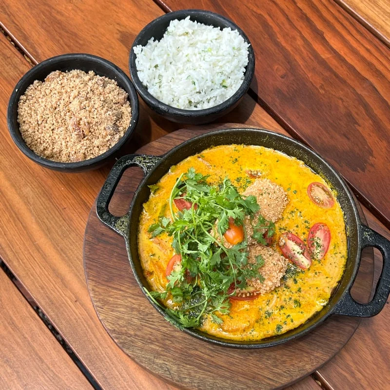 Moqueca de Legumes, do almoço do Arvo